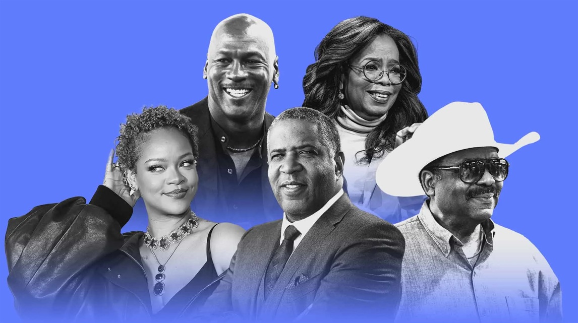 Diverse team of Black professionals in a modern office meeting