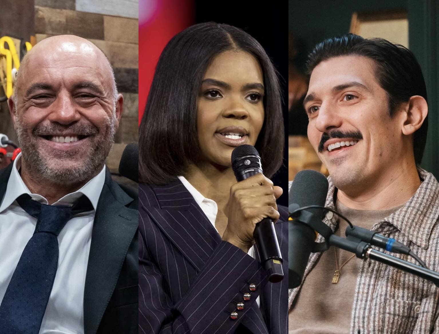 Joe Rogan, Candace Owens, and Andrew Schulz