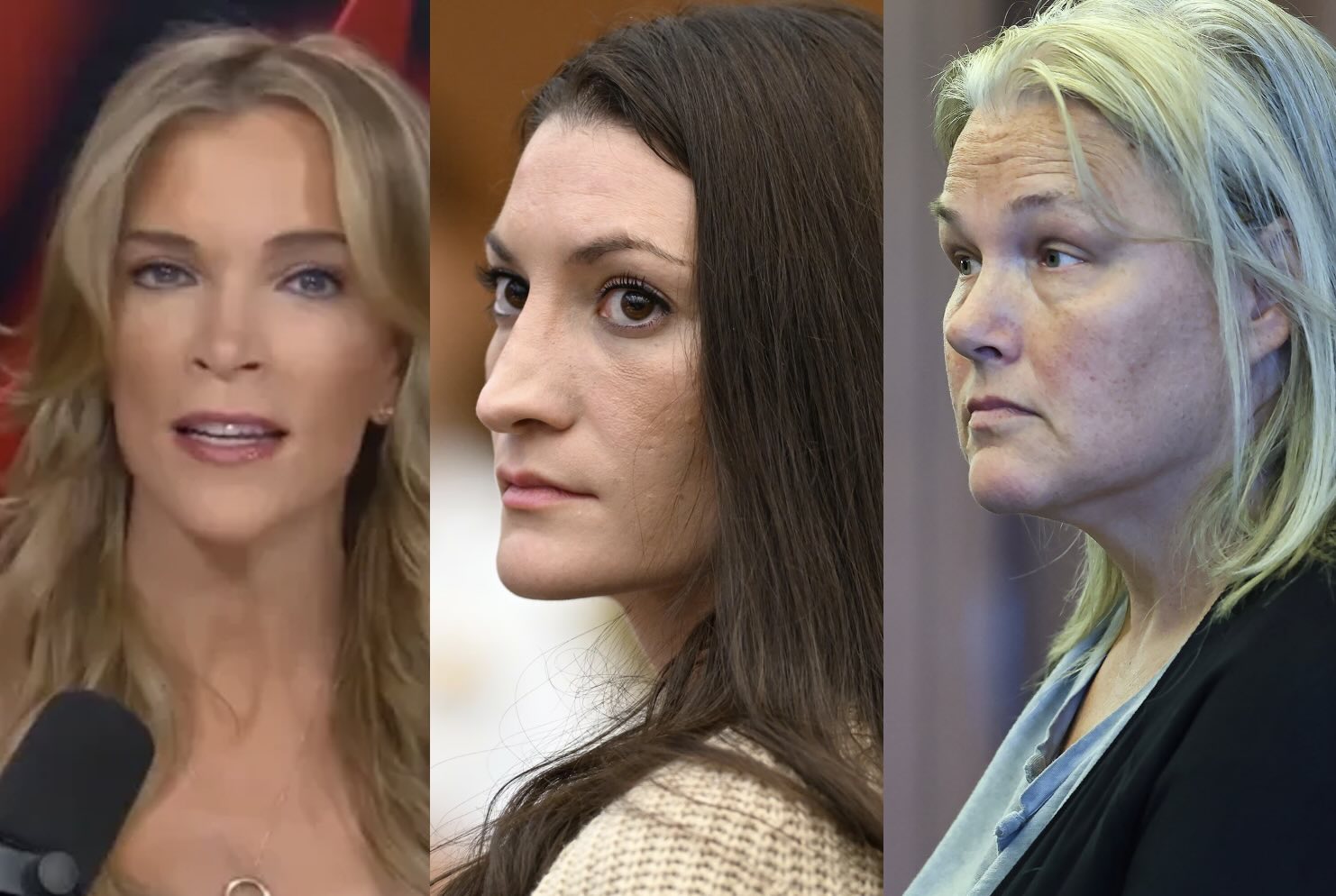 Megyn Kelly, Lindsay Clancy, and Dawn Light - representing the divided public reaction