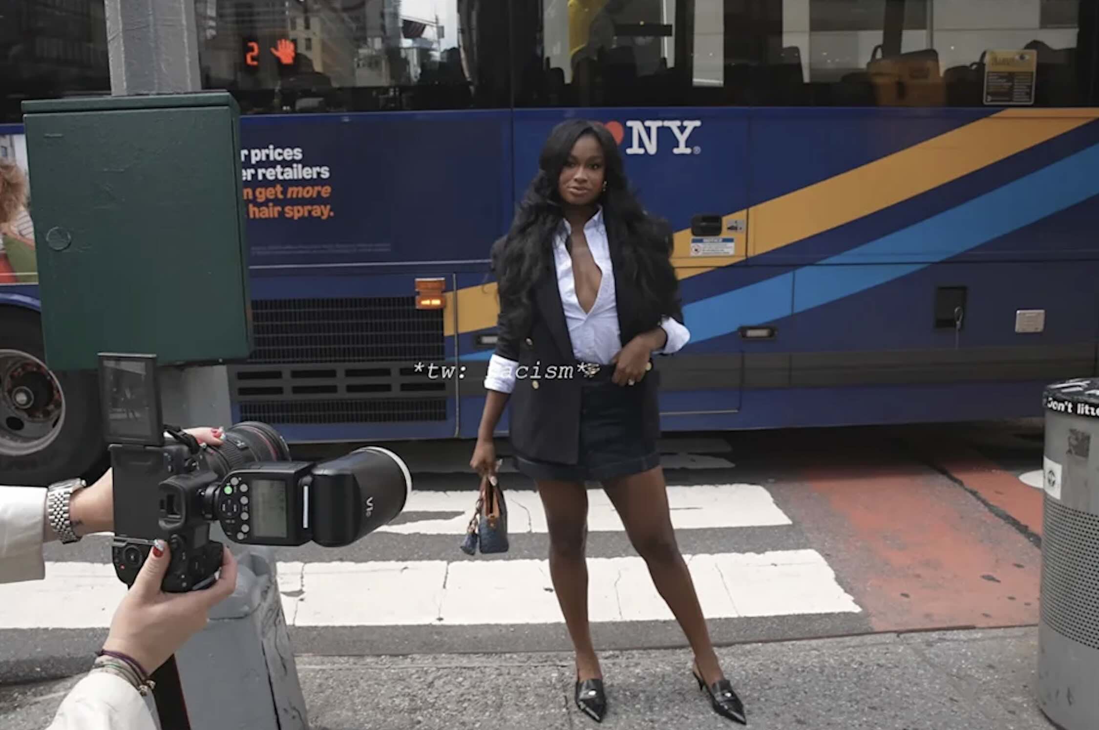 Coco Jones during New York Fashion Week